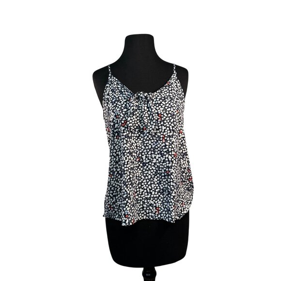 Loft Outlet Size Small Petite Floral Print Sleeveless Top - Picture 1 of 7